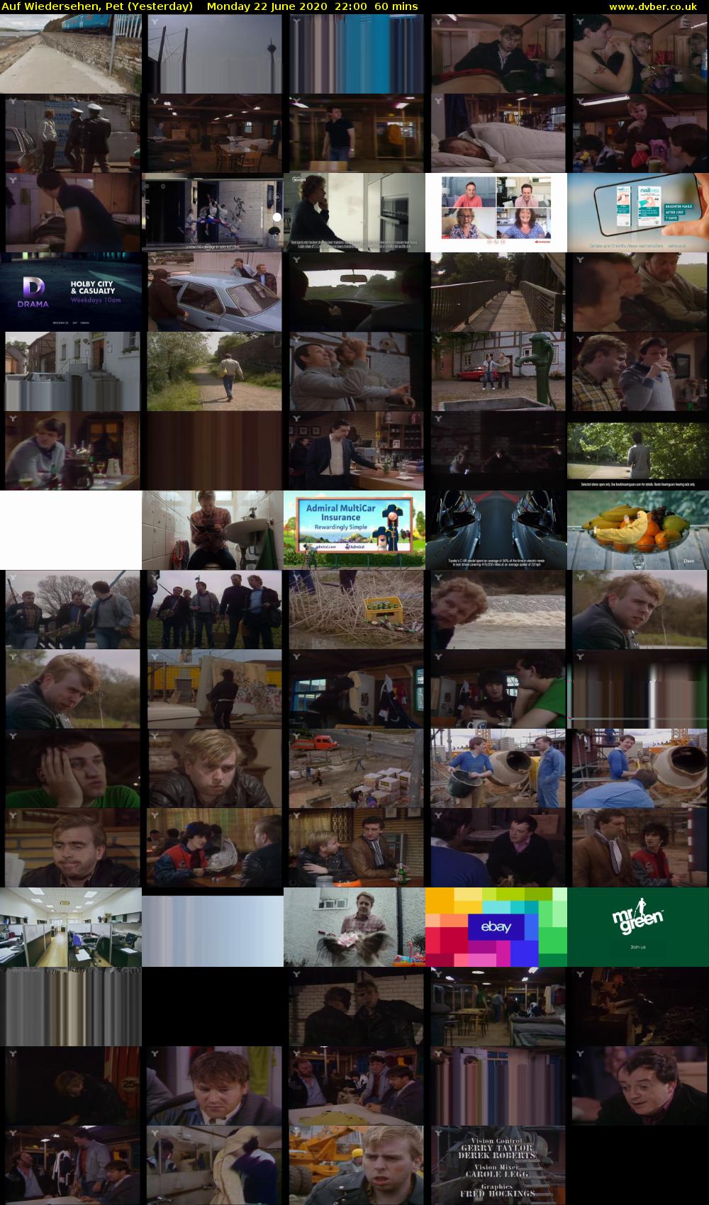 Auf Wiedersehen, Pet (Yesterday) Monday 22 June 2020 22:00 - 23:00