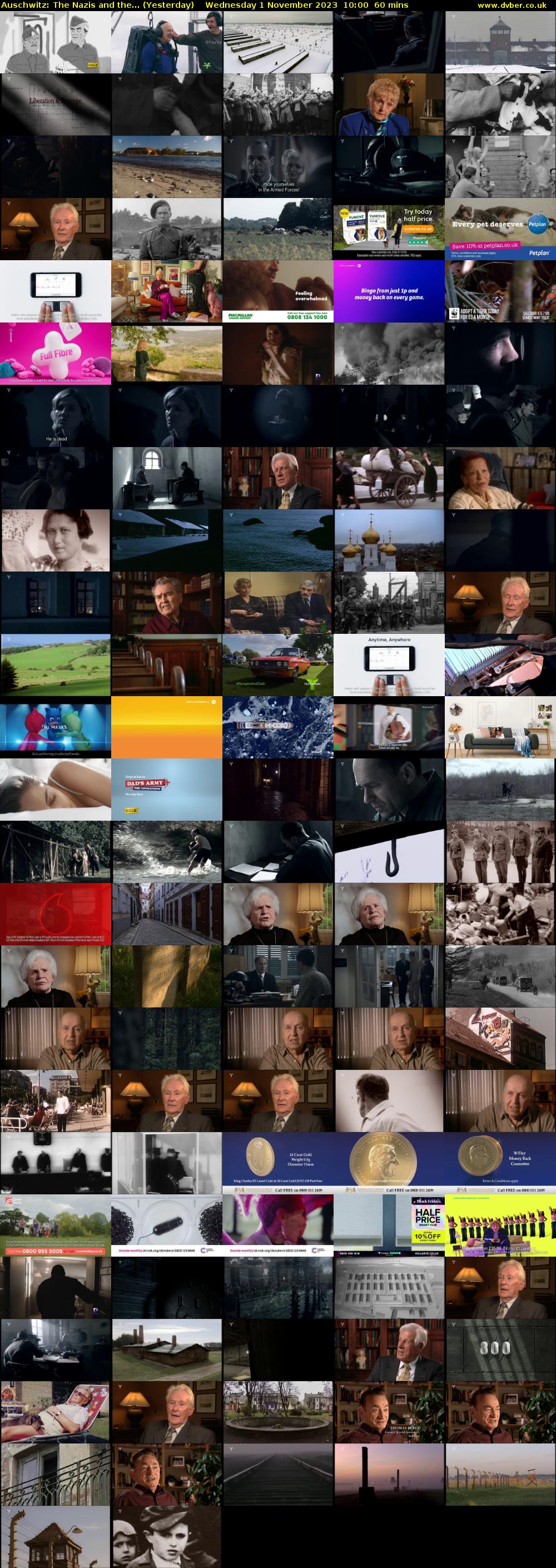 Auschwitz: The Nazis and the... (Yesterday) Wednesday 1 November 2023 10:00 - 11:00