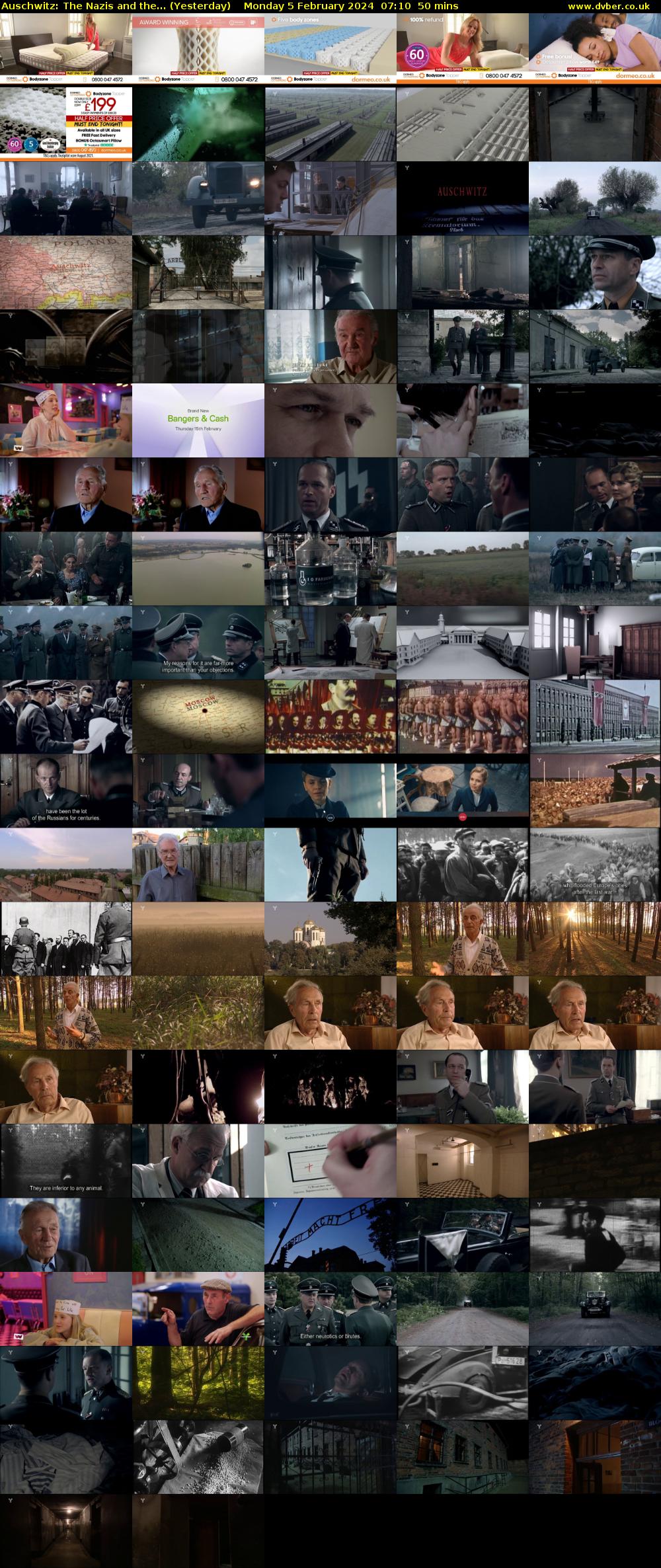 Auschwitz: The Nazis and the... (Yesterday) Monday 5 February 2024 07:10 - 08:00