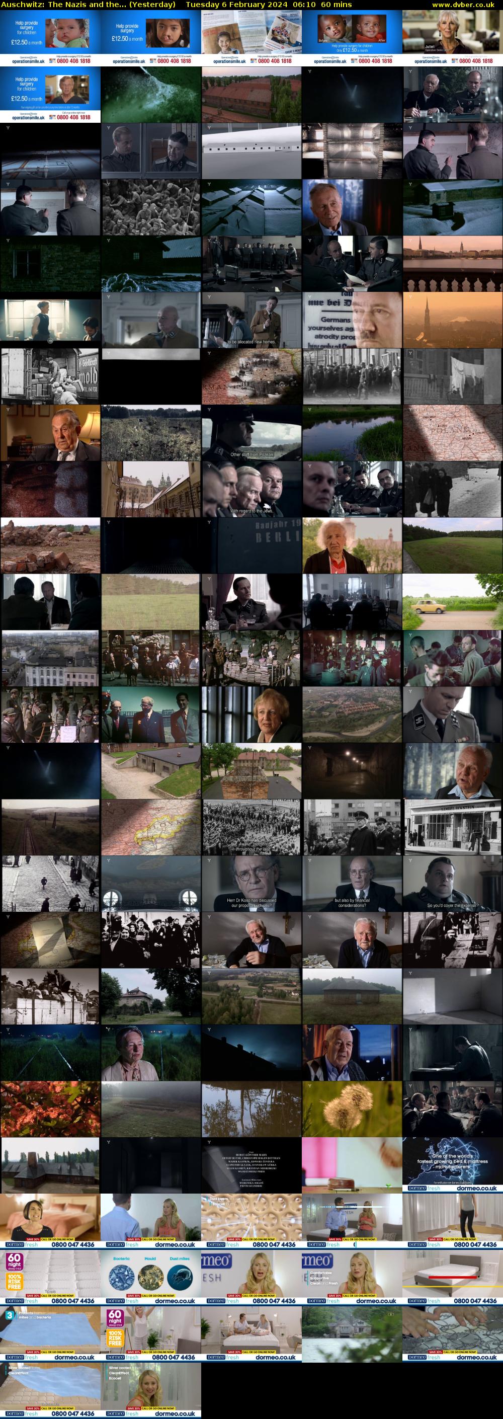 Auschwitz: The Nazis and the... (Yesterday) Tuesday 6 February 2024 06:10 - 07:10