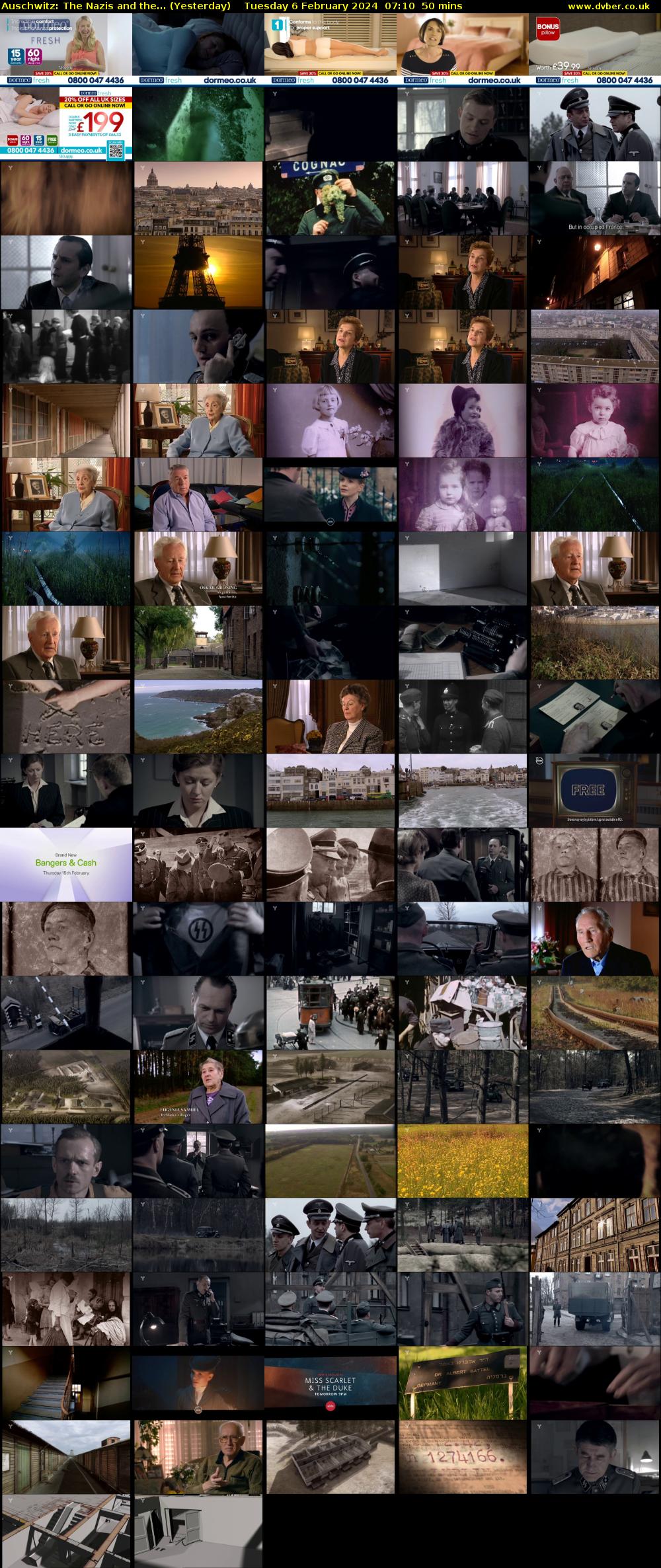Auschwitz: The Nazis and the... (Yesterday) Tuesday 6 February 2024 07:10 - 08:00