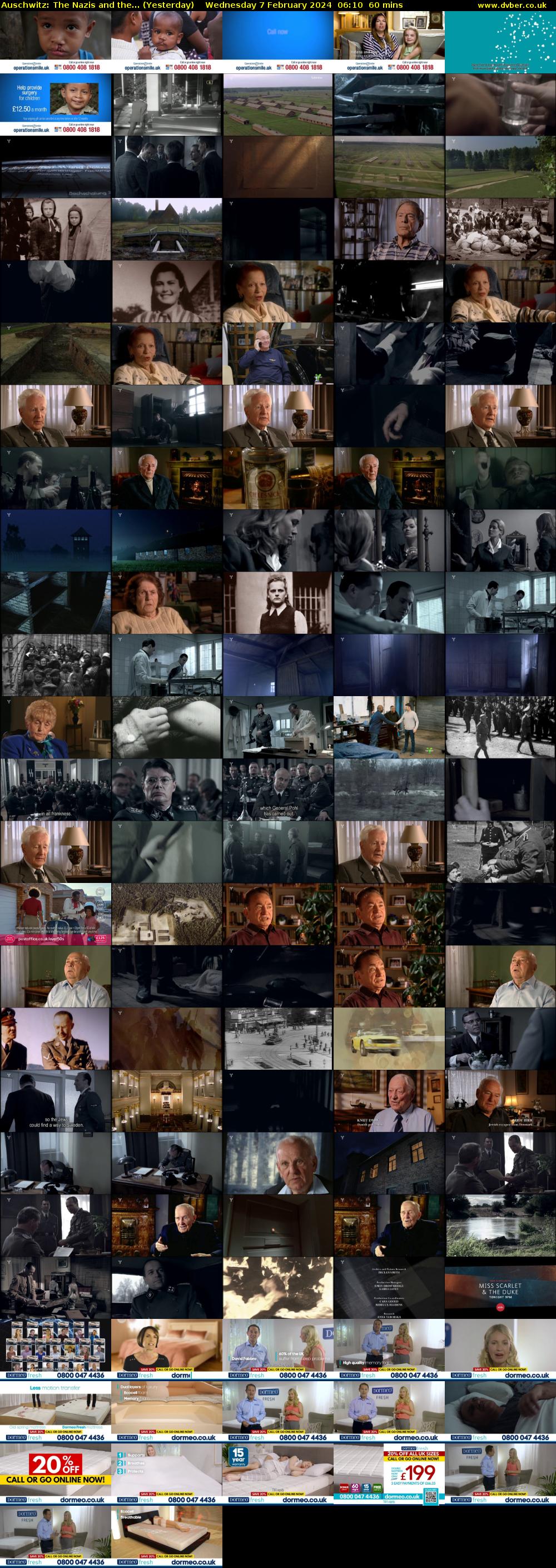 Auschwitz: The Nazis and the... (Yesterday) Wednesday 7 February 2024 06:10 - 07:10