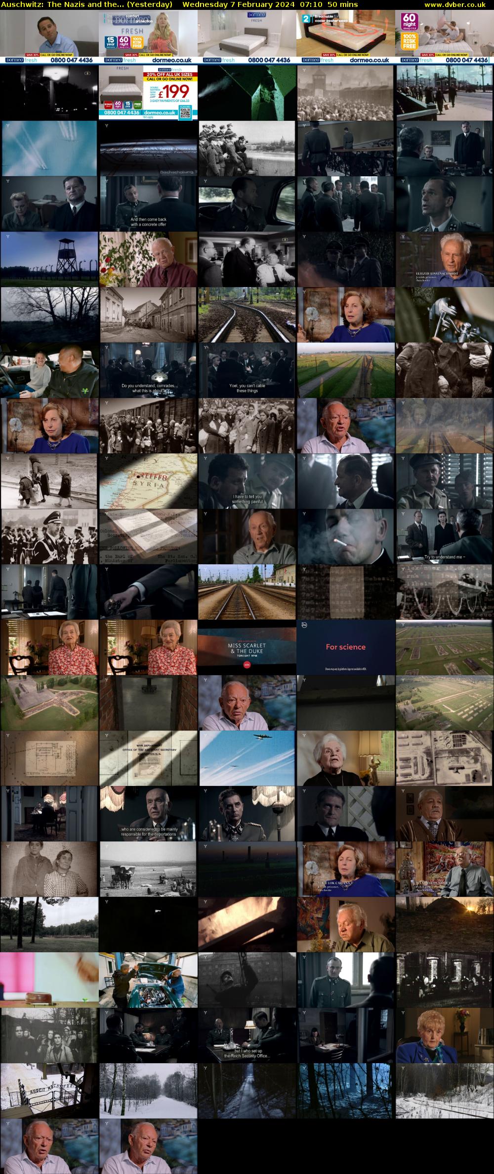 Auschwitz: The Nazis and the... (Yesterday) Wednesday 7 February 2024 07:10 - 08:00