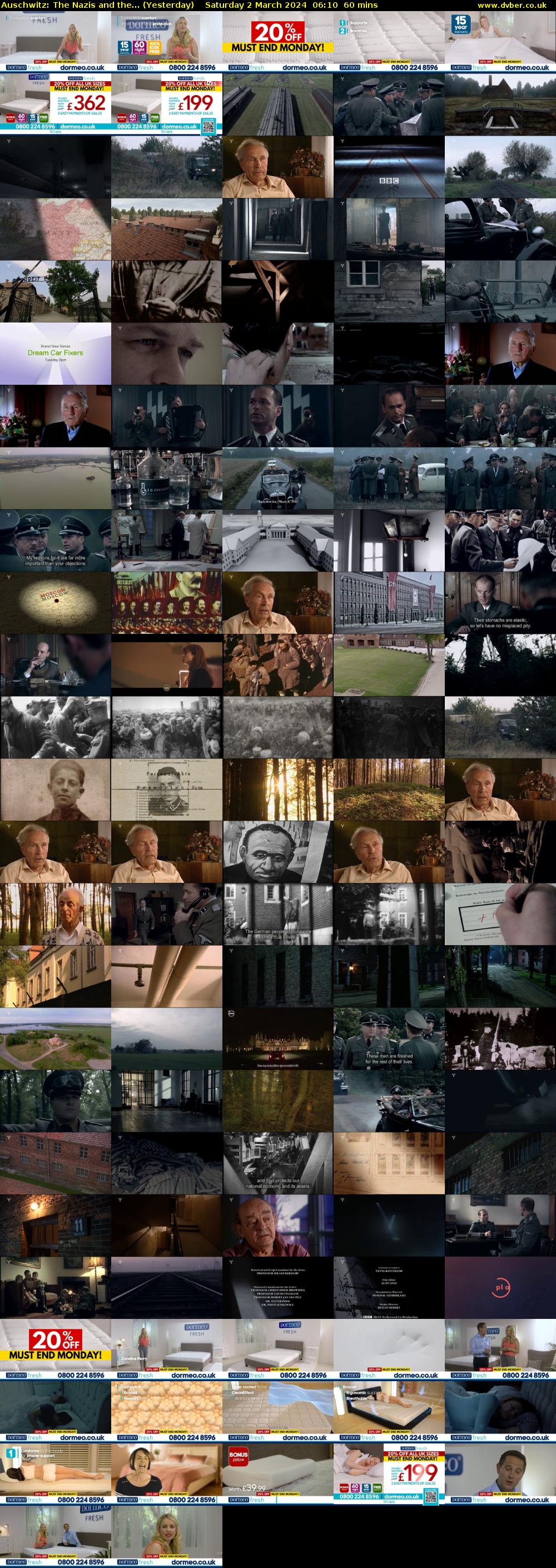 Auschwitz: The Nazis and the... (Yesterday) Saturday 2 March 2024 06:10 - 07:10