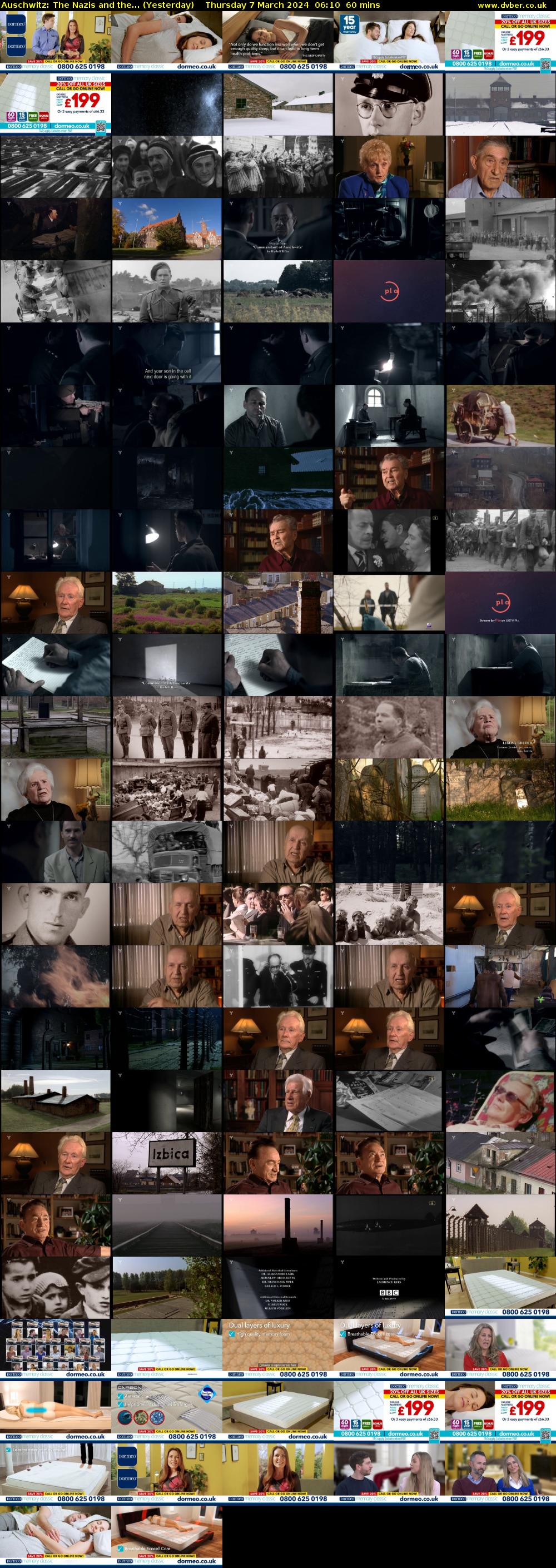 Auschwitz: The Nazis and the... (Yesterday) Thursday 7 March 2024 06:10 - 07:10
