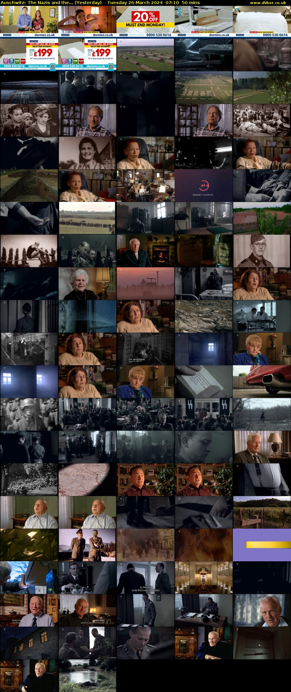 Auschwitz: The Nazis and the... (Yesterday) Tuesday 26 March 2024 07:10 - 08:00