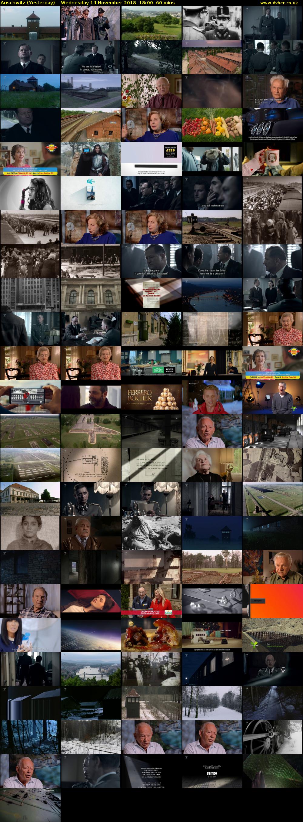 Auschwitz (Yesterday) Wednesday 14 November 2018 18:00 - 19:00