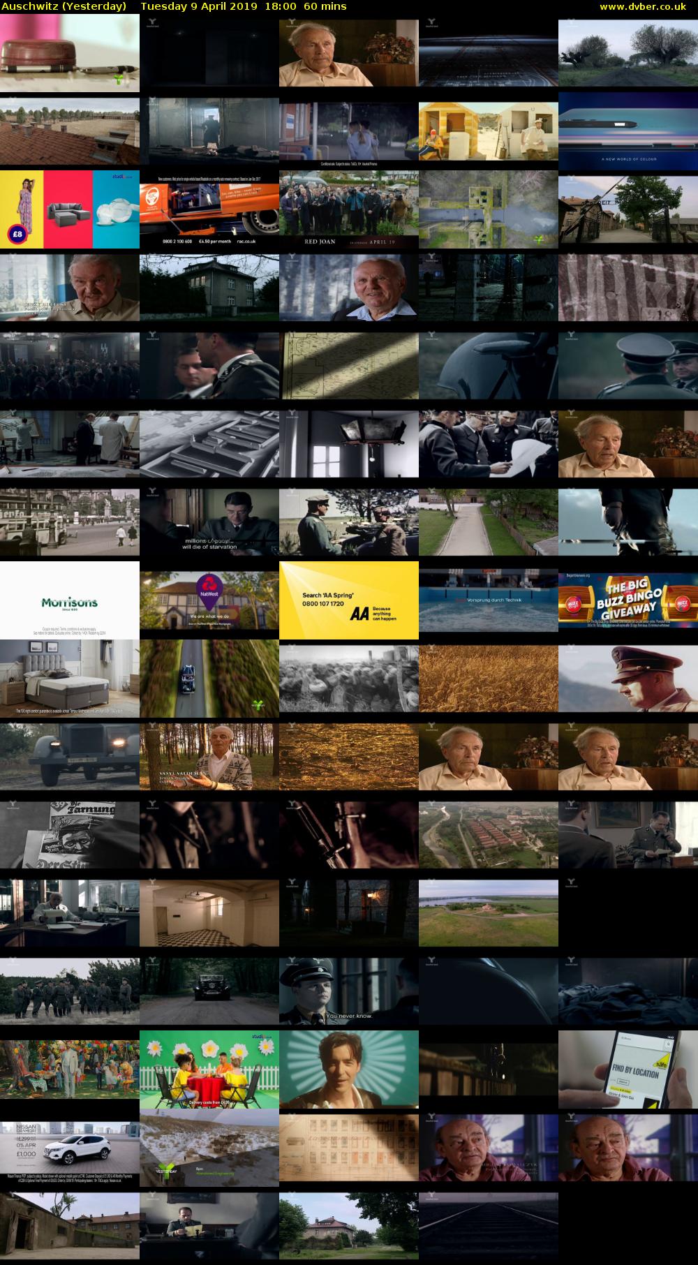 Auschwitz (Yesterday) Tuesday 9 April 2019 18:00 - 19:00