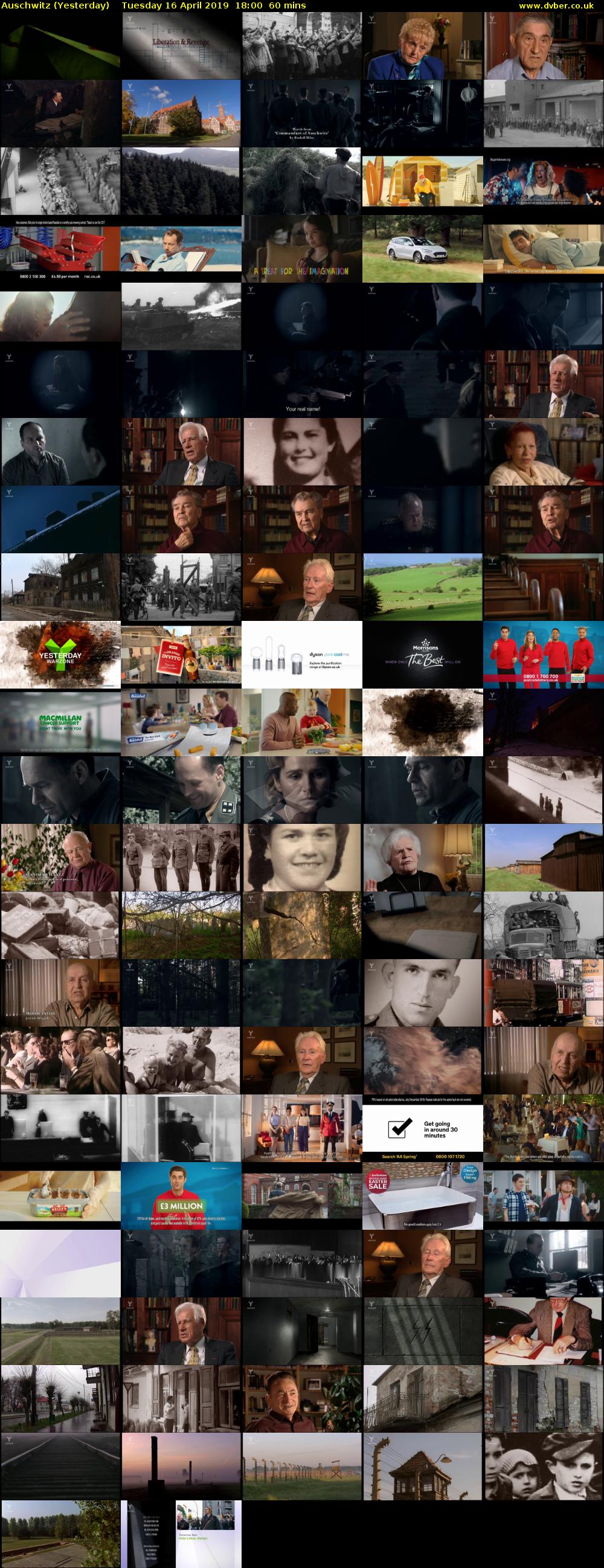 Auschwitz (Yesterday) Tuesday 16 April 2019 18:00 - 19:00