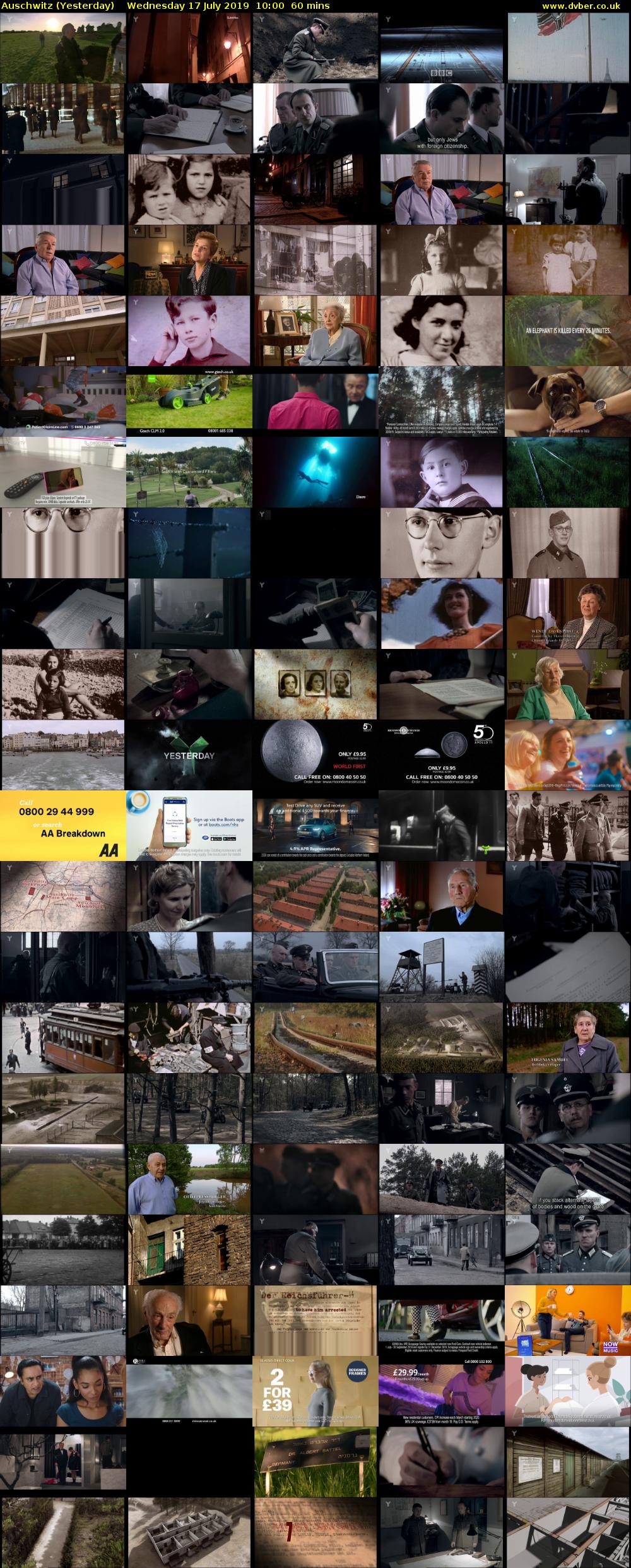 Auschwitz (Yesterday) Wednesday 17 July 2019 10:00 - 11:00