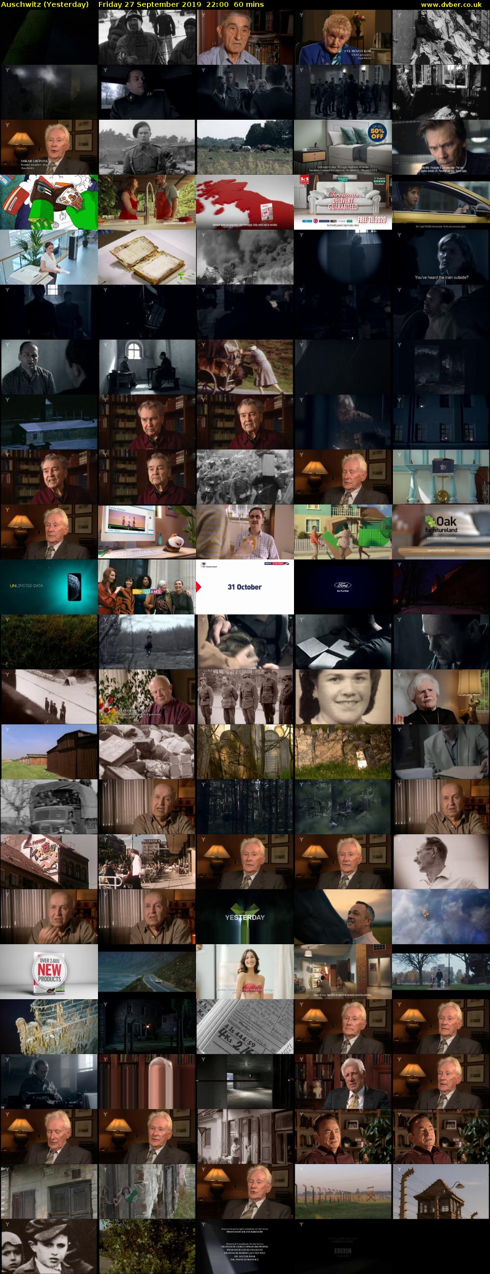 Auschwitz (Yesterday) Friday 27 September 2019 22:00 - 23:00