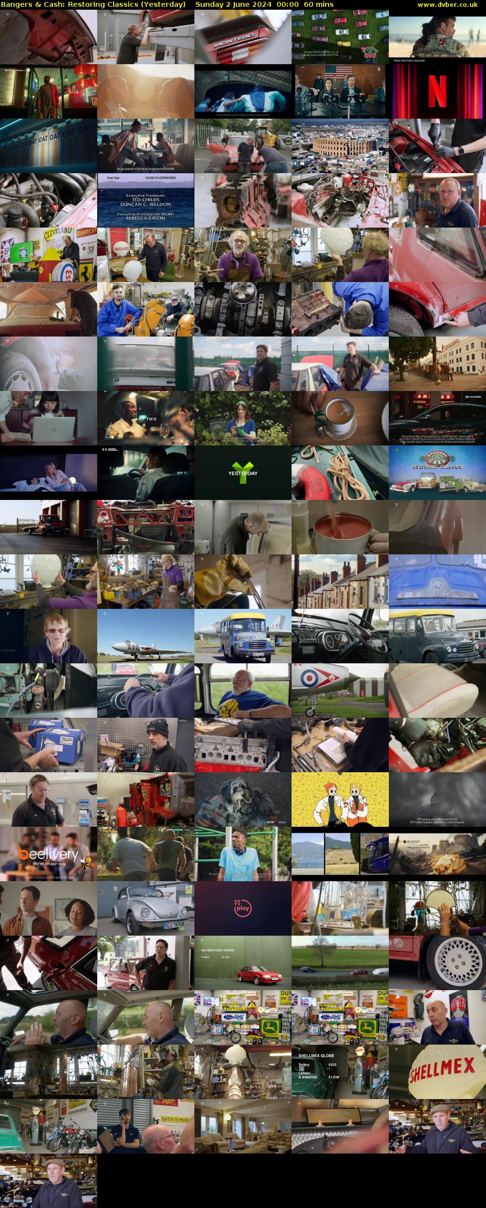 Bangers & Cash: Restoring Classics (Yesterday) Sunday 2 June 2024 00:00 - 01:00