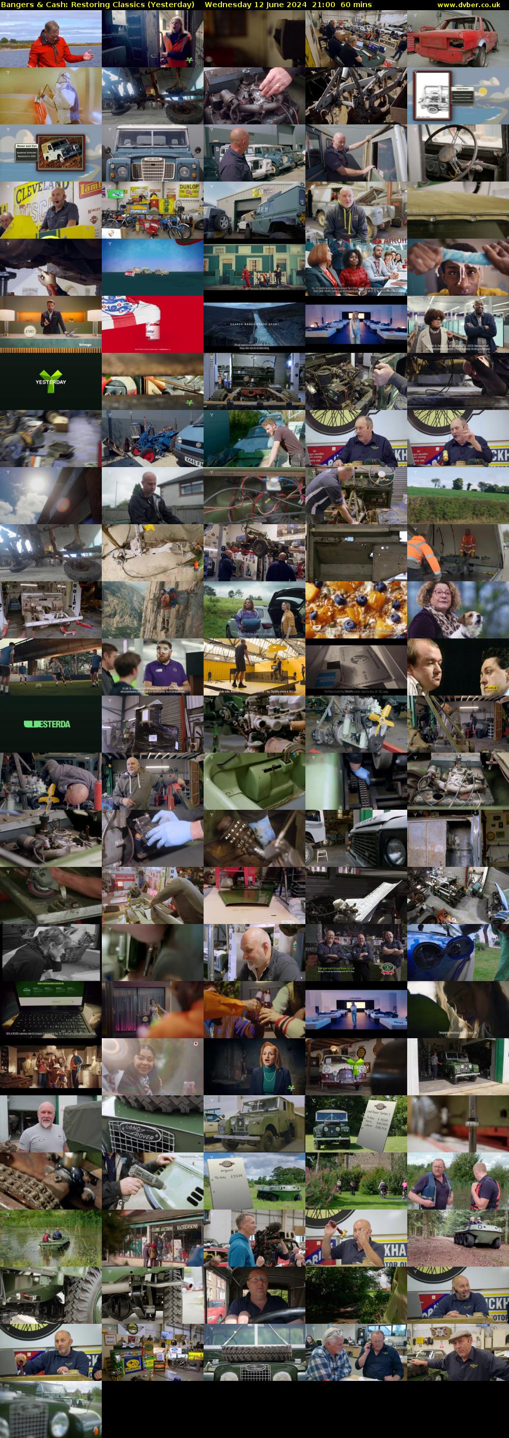 Bangers & Cash: Restoring Classics (Yesterday) Wednesday 12 June 2024 21:00 - 22:00