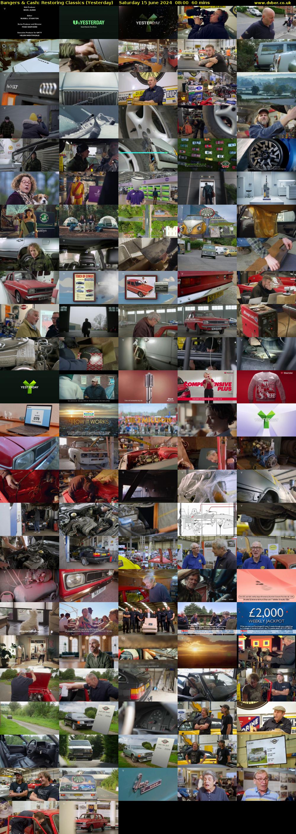 Bangers & Cash: Restoring Classics (Yesterday) Saturday 15 June 2024 08:00 - 09:00