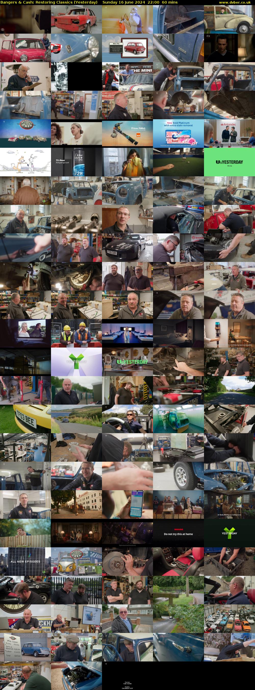 Bangers & Cash: Restoring Classics (Yesterday) Sunday 16 June 2024 22:00 - 23:00