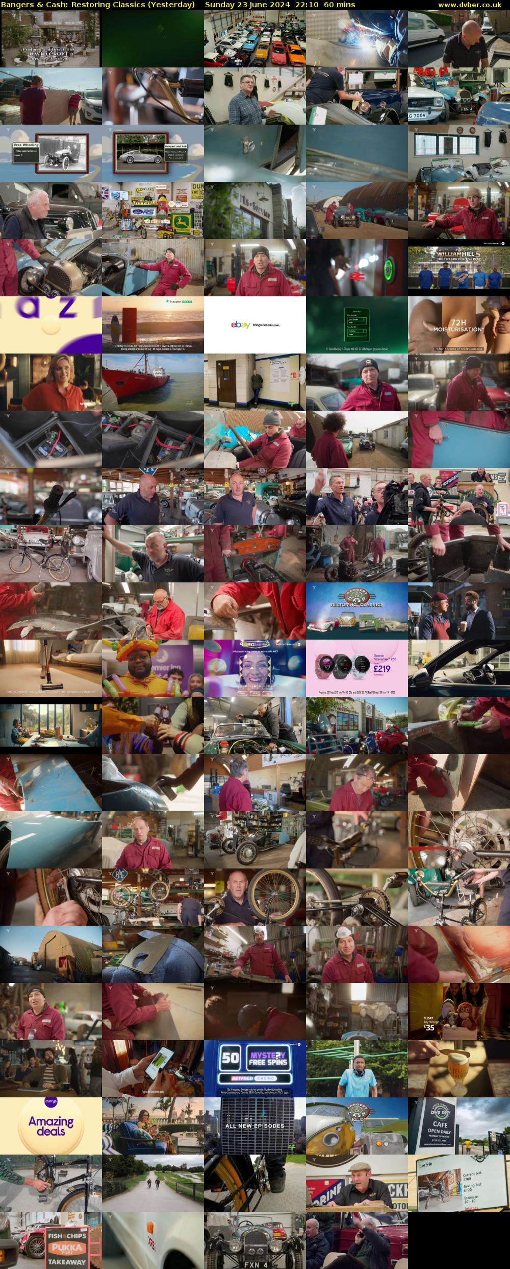 Bangers & Cash: Restoring Classics (Yesterday) Sunday 23 June 2024 22:10 - 23:10