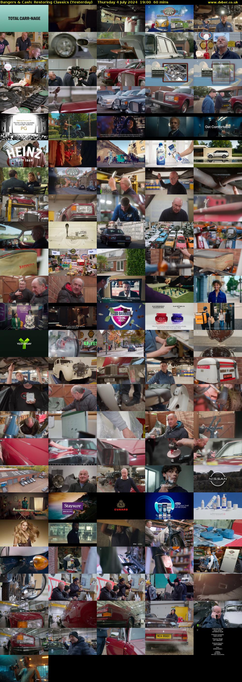 Bangers & Cash: Restoring Classics (Yesterday) Thursday 4 July 2024 19:00 - 20:00