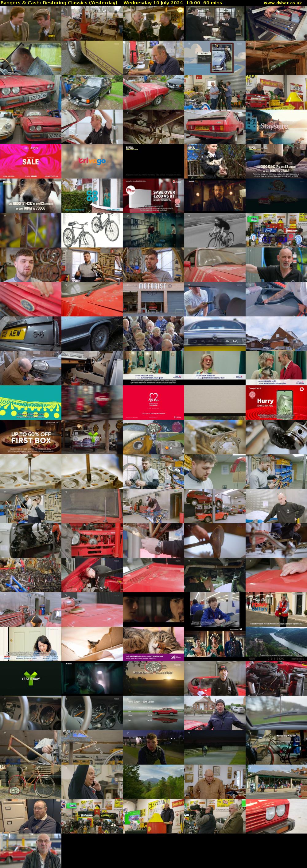 Bangers & Cash: Restoring Classics (Yesterday) Wednesday 10 July 2024 14:00 - 15:00