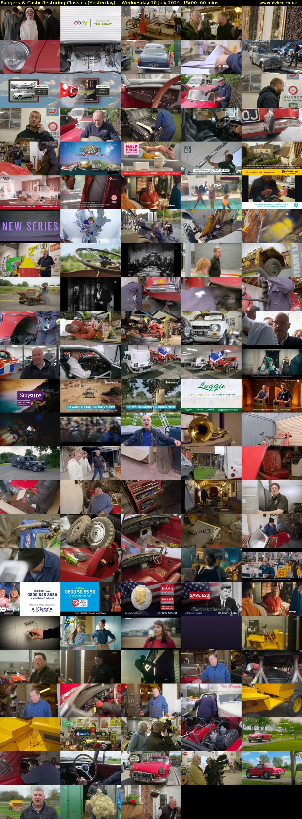 Bangers & Cash: Restoring Classics (Yesterday) Wednesday 10 July 2024 15:00 - 16:00