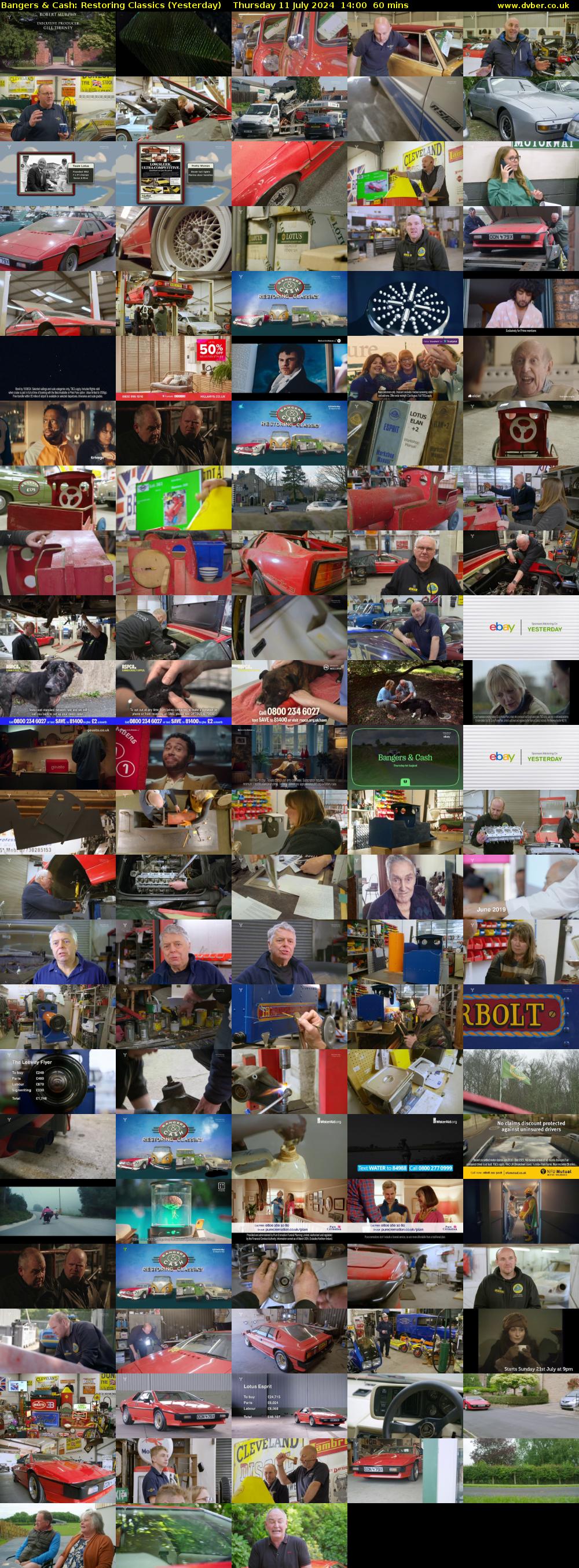 Bangers & Cash: Restoring Classics (Yesterday) Thursday 11 July 2024 14:00 - 15:00