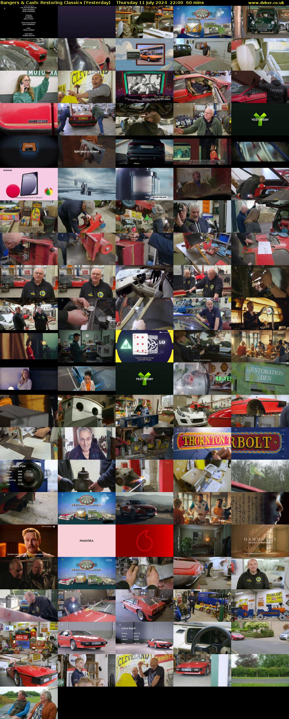 Bangers & Cash: Restoring Classics (Yesterday) Thursday 11 July 2024 22:00 - 23:00