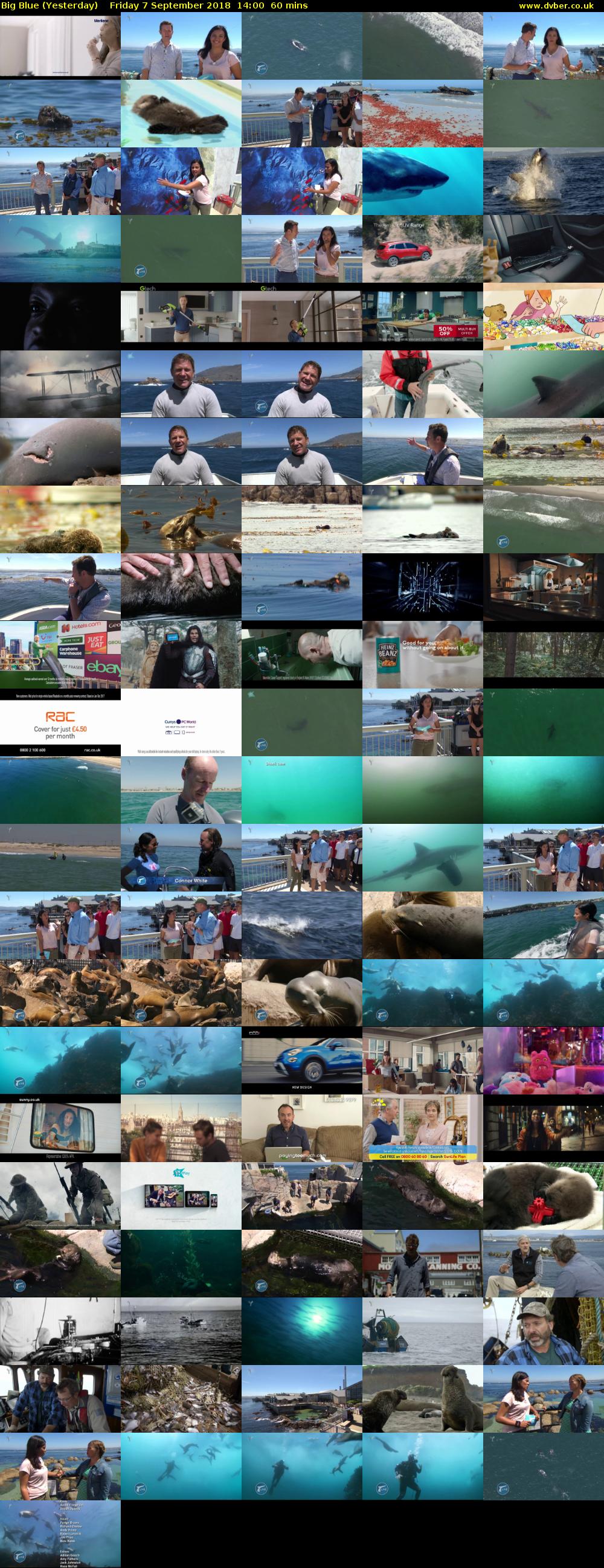 Big Blue (Yesterday) Friday 7 September 2018 14:00 - 15:00
