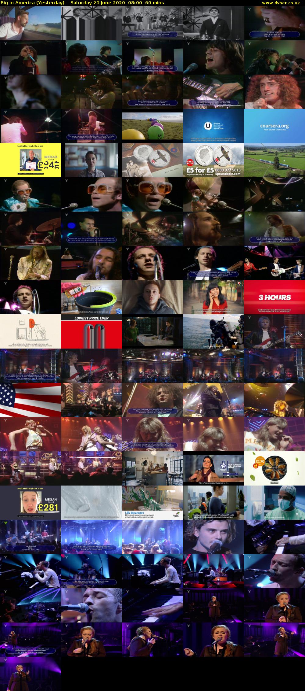 Big in America (Yesterday) Saturday 20 June 2020 08:00 - 09:00