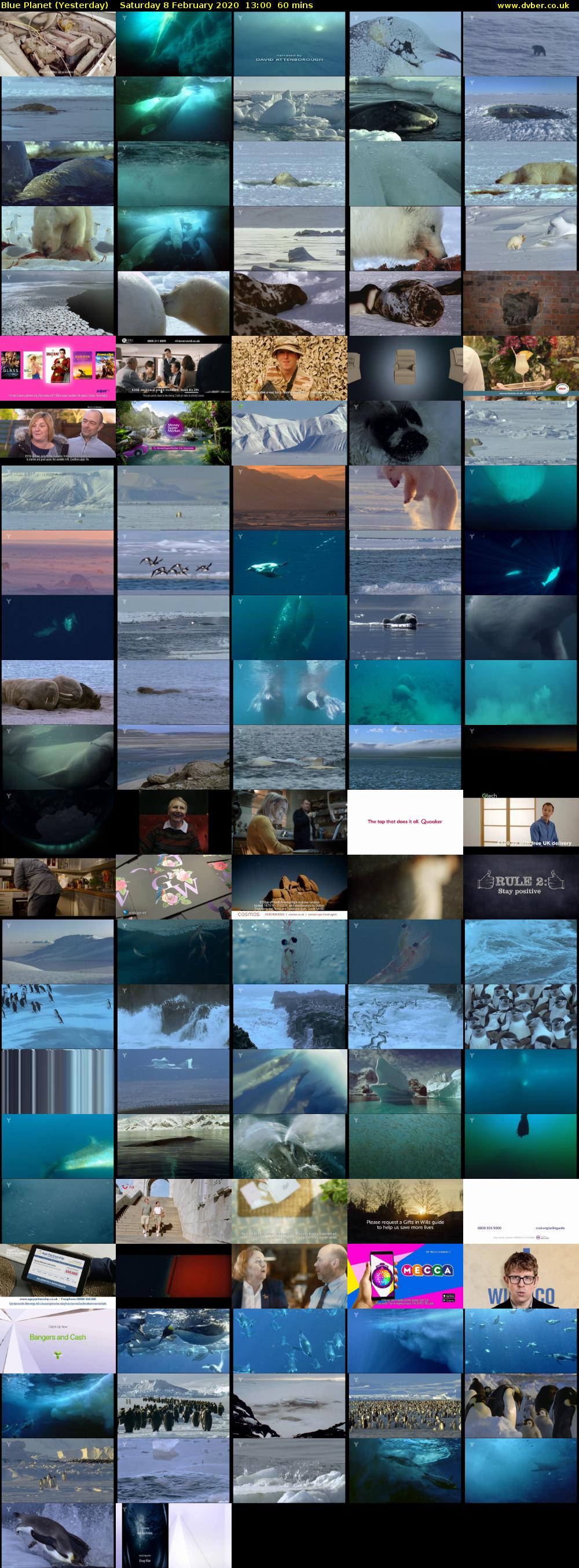 Blue Planet (Yesterday) Saturday 8 February 2020 13:00 - 14:00