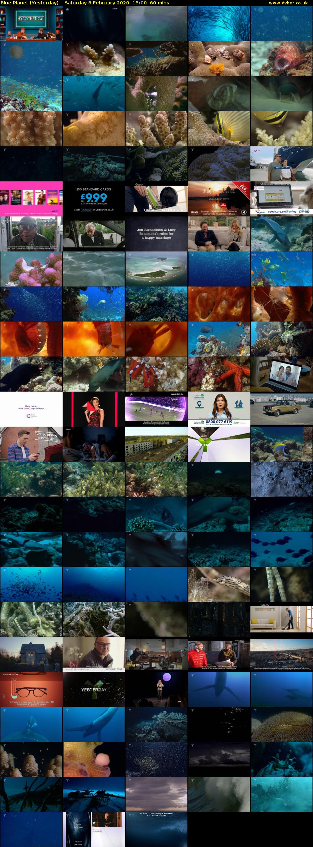 Blue Planet (Yesterday) Saturday 8 February 2020 15:00 - 16:00