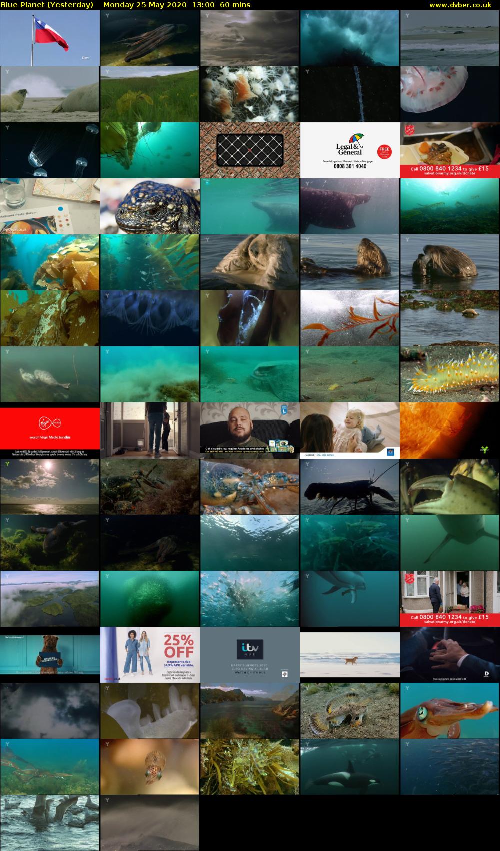 Blue Planet (Yesterday) Monday 25 May 2020 13:00 - 14:00