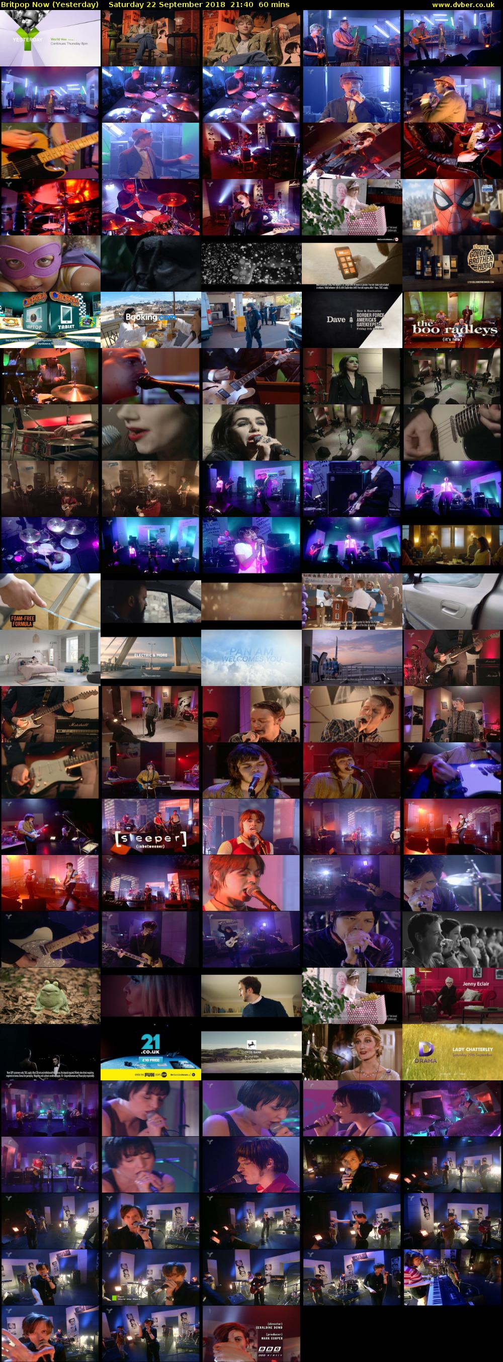 Britpop Now (Yesterday) Saturday 22 September 2018 21:40 - 22:40