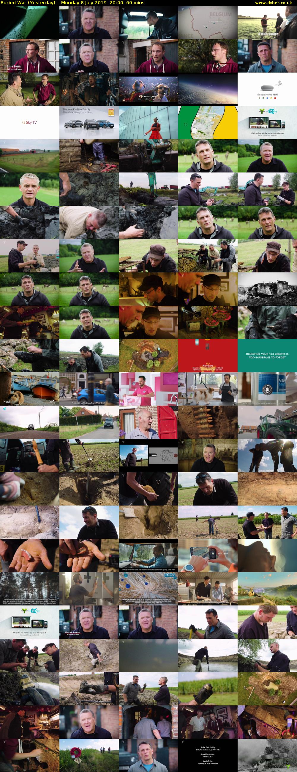 Buried War (Yesterday) Monday 8 July 2019 20:00 - 21:00