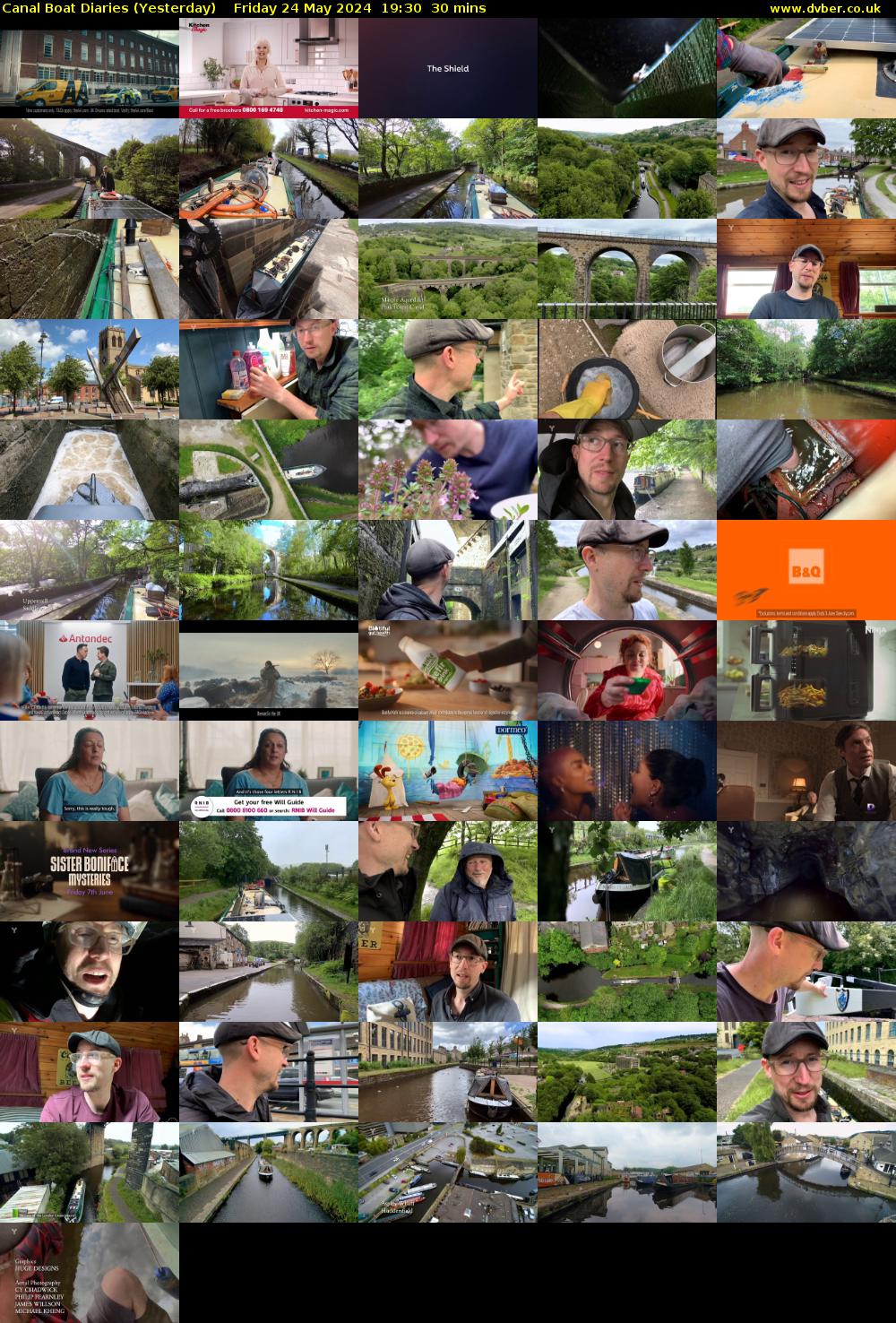 Canal Boat Diaries (Yesterday) Friday 24 May 2024 19:30 - 20:00
