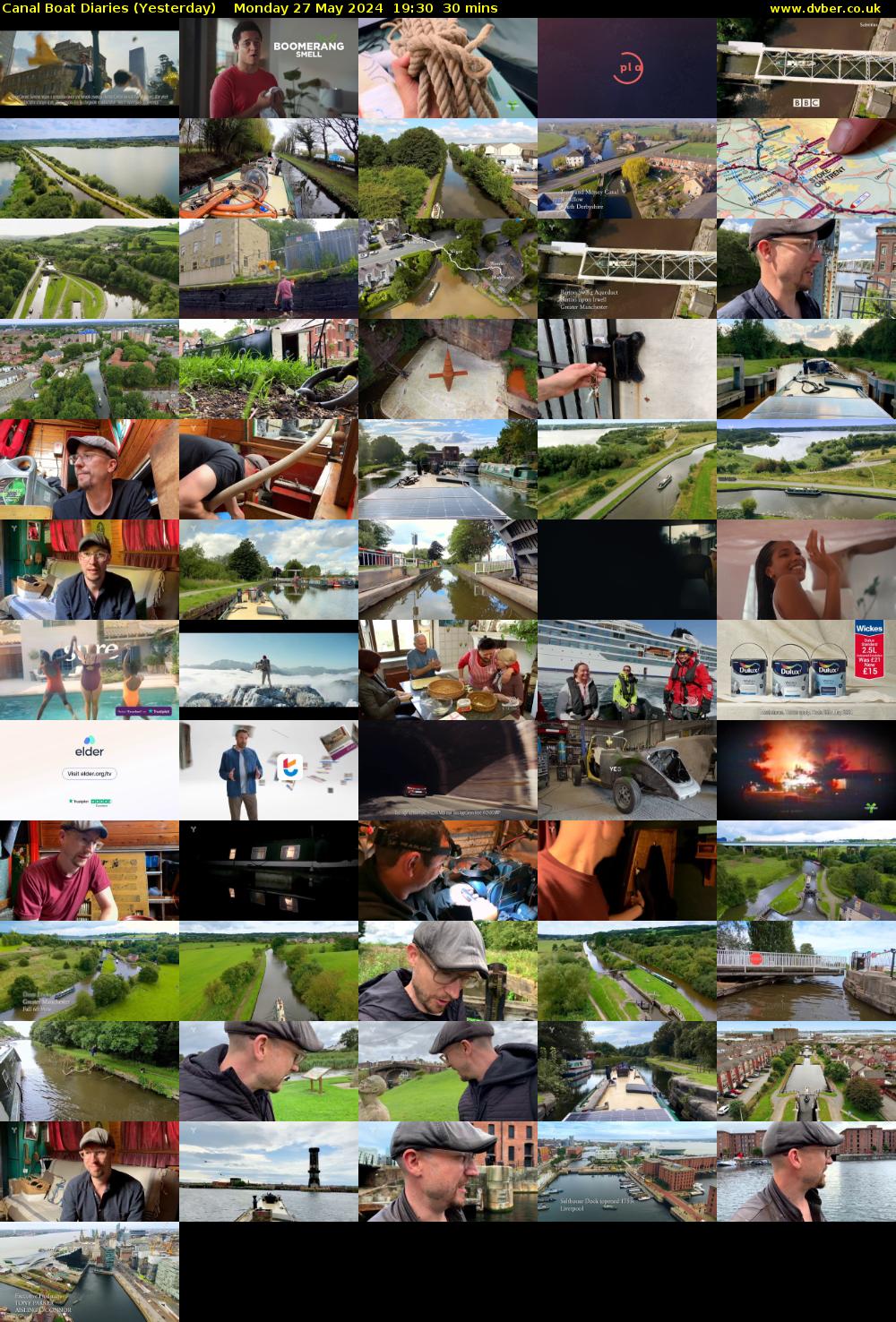 Canal Boat Diaries (Yesterday) Monday 27 May 2024 19:30 - 20:00