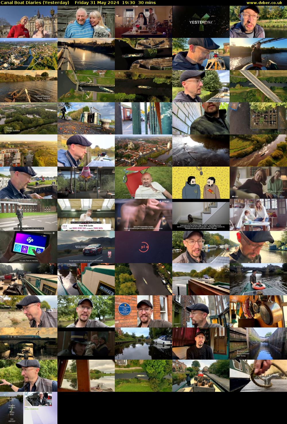 Canal Boat Diaries (Yesterday) Friday 31 May 2024 19:30 - 20:00