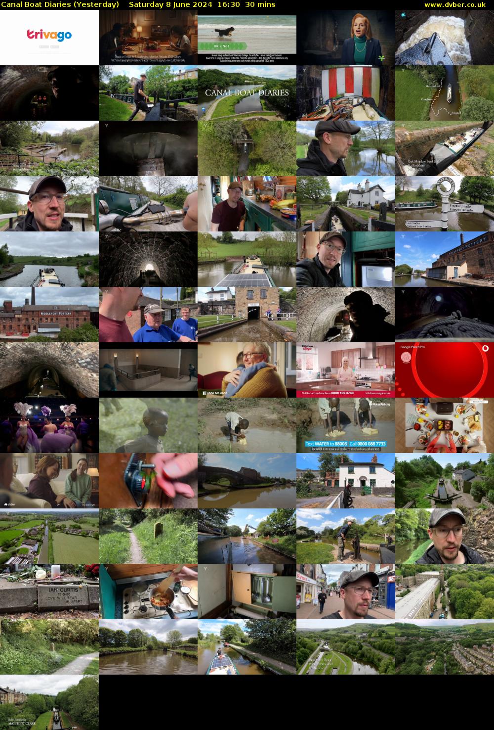 Canal Boat Diaries (Yesterday) Saturday 8 June 2024 16:30 - 17:00