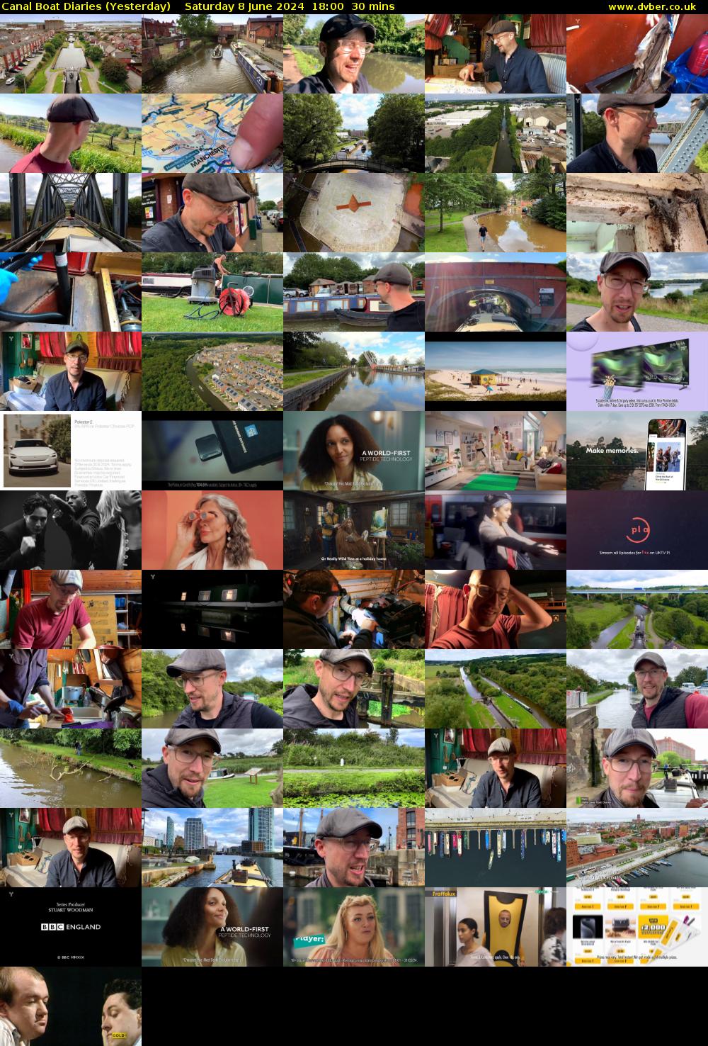 Canal Boat Diaries (Yesterday) Saturday 8 June 2024 18:00 - 18:30