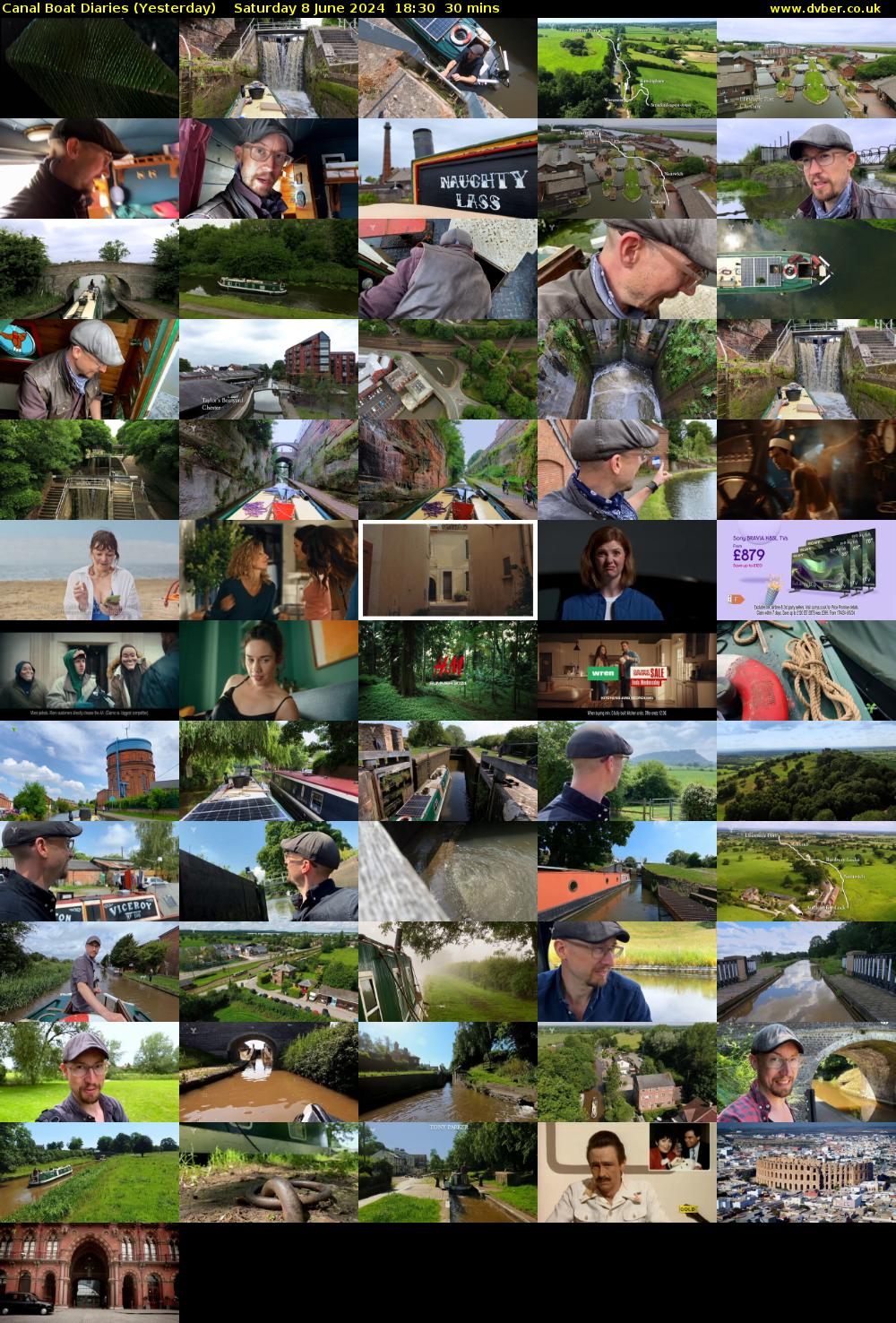 Canal Boat Diaries (Yesterday) Saturday 8 June 2024 18:30 - 19:00