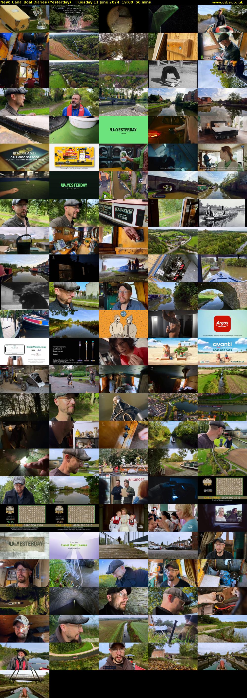 Canal Boat Diaries (Yesterday) Tuesday 11 June 2024 19:00 - 20:00