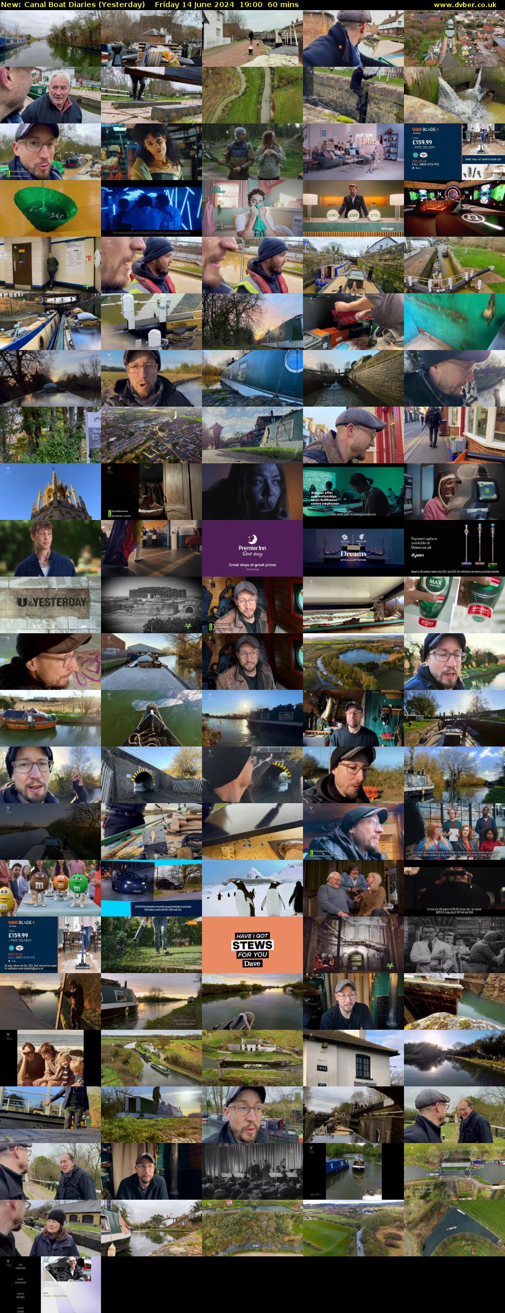 Canal Boat Diaries (Yesterday) Friday 14 June 2024 19:00 - 20:00