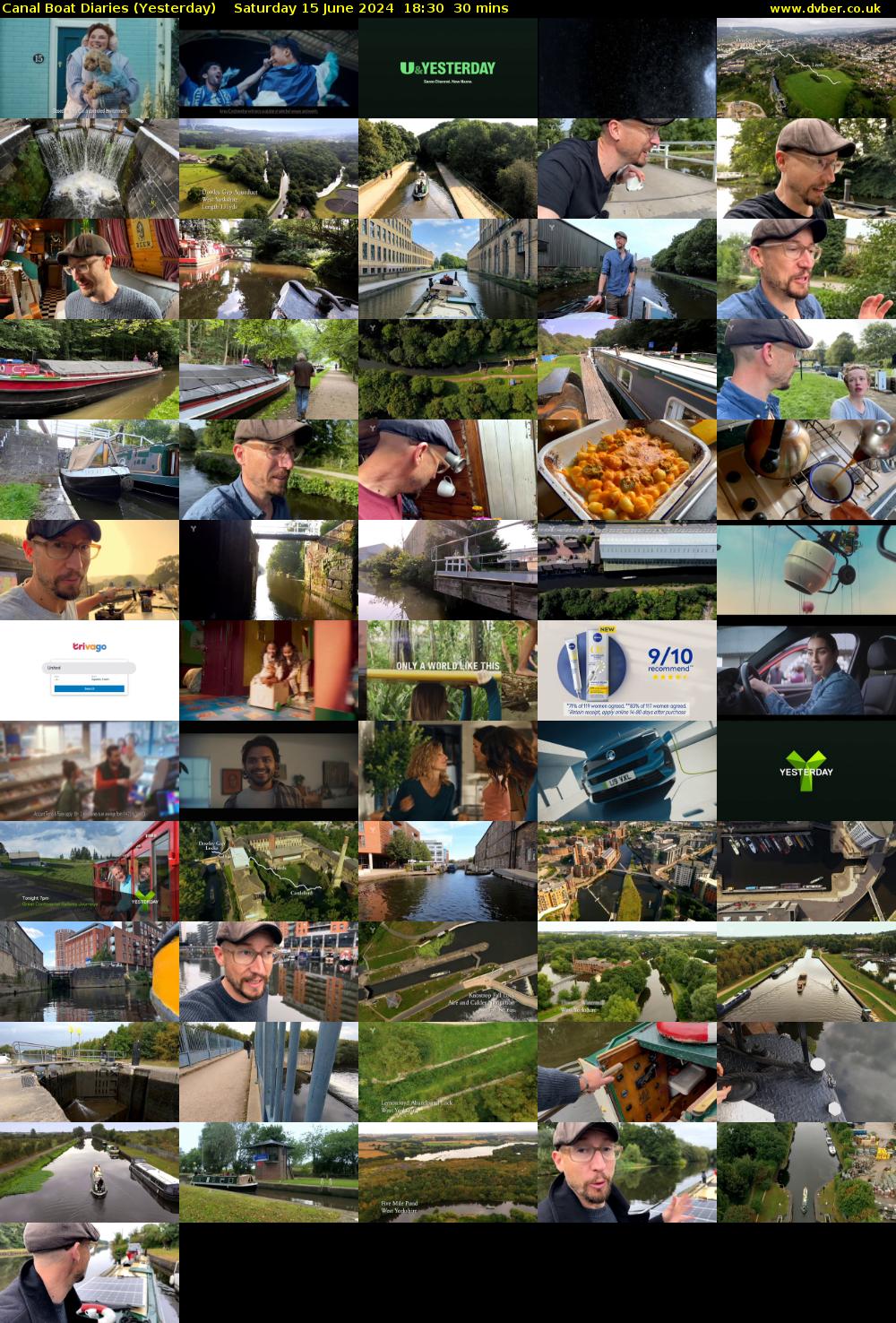 Canal Boat Diaries (Yesterday) Saturday 15 June 2024 18:30 - 19:00