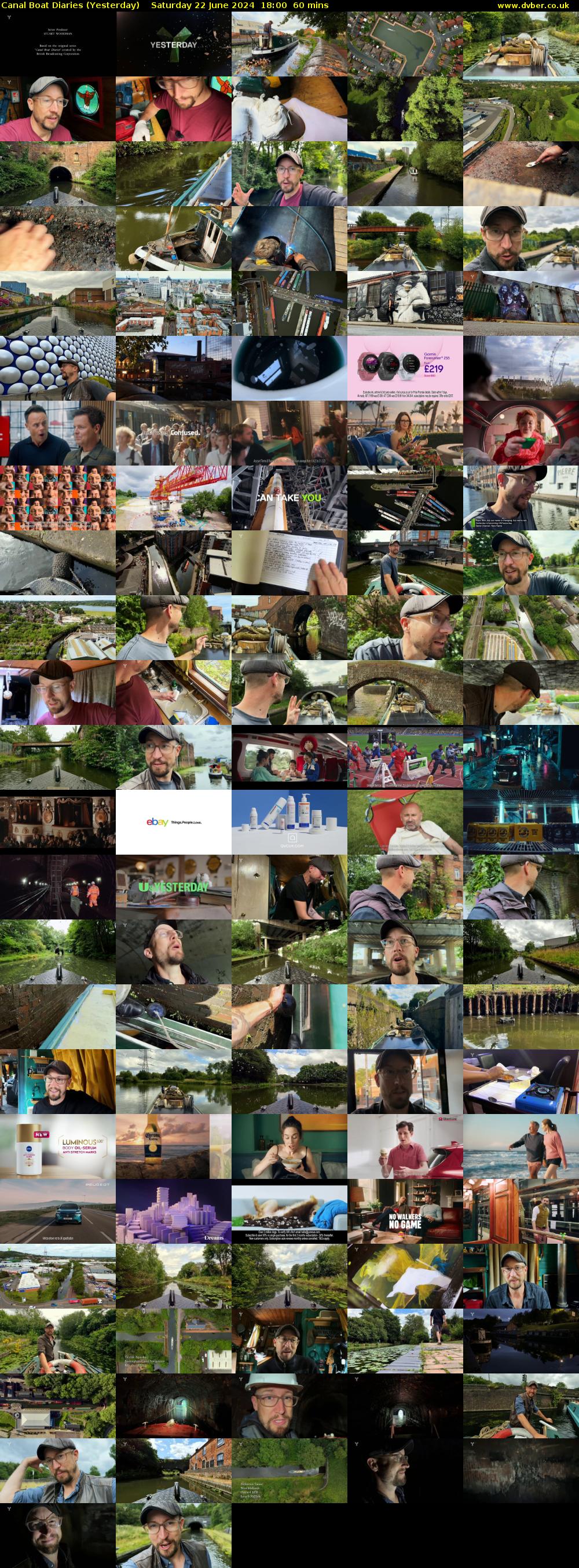 Canal Boat Diaries (Yesterday) Saturday 22 June 2024 18:00 - 19:00