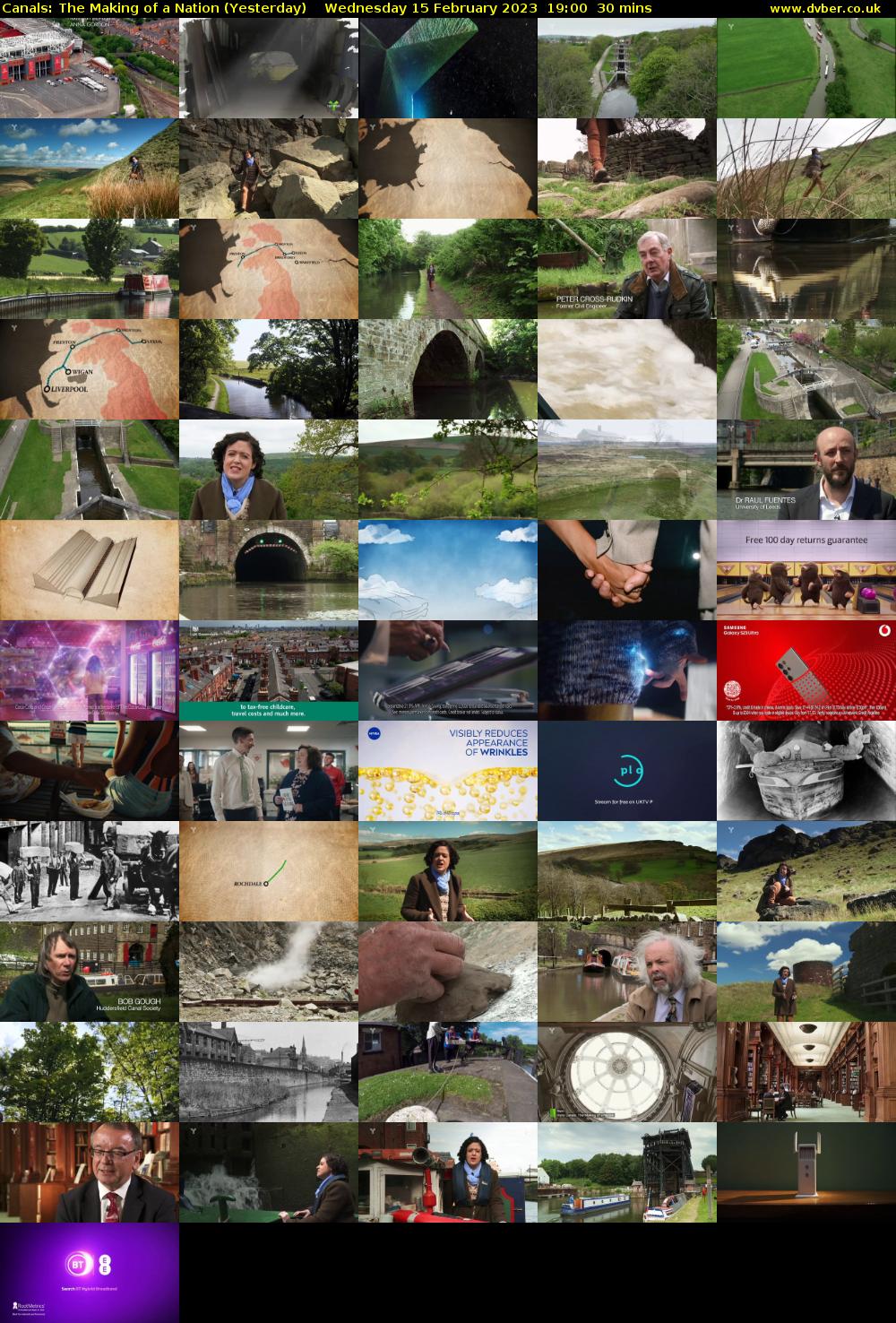 Canals: The Making of a Nation (Yesterday) Wednesday 15 February 2023 19:00 - 19:30