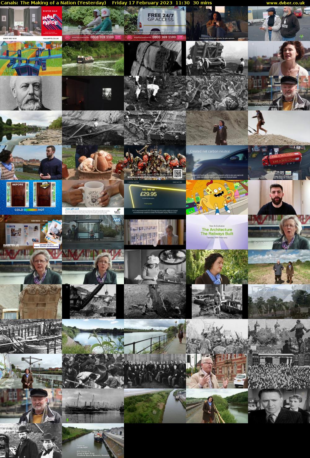 Canals: The Making of a Nation (Yesterday) Friday 17 February 2023 11:30 - 12:00
