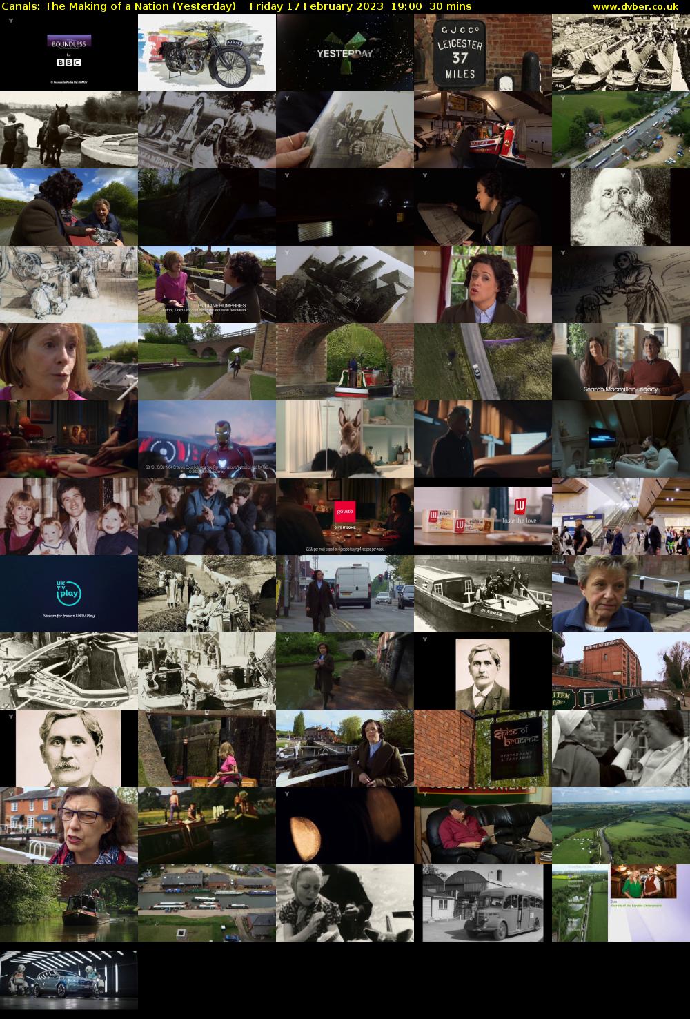 Canals: The Making of a Nation (Yesterday) Friday 17 February 2023 19:00 - 19:30