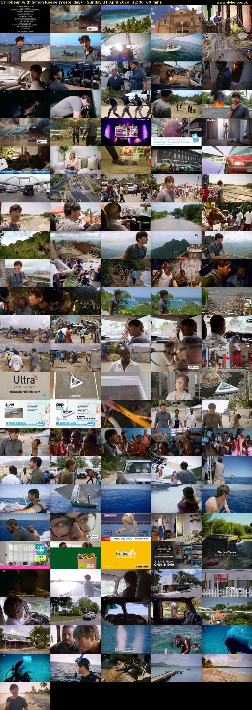 Caribbean with Simon Reeve (Yesterday) Sunday 21 April 2024 12:00 - 13:00