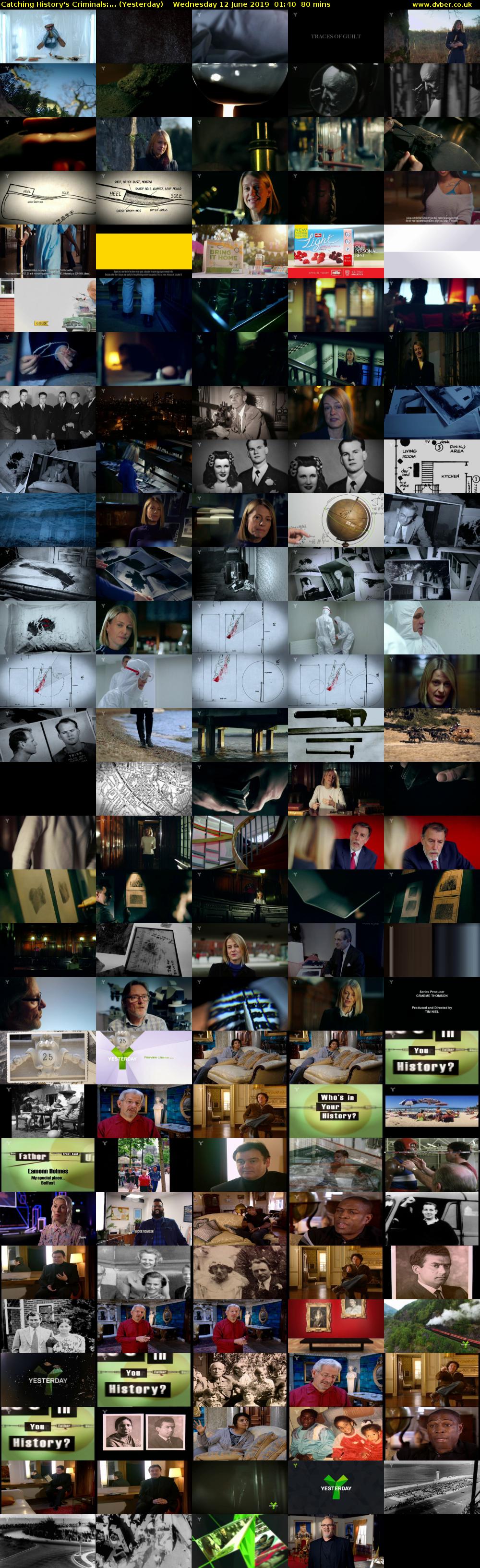 Catching History's Criminals:... (Yesterday) Wednesday 12 June 2019 01:40 - 03:00