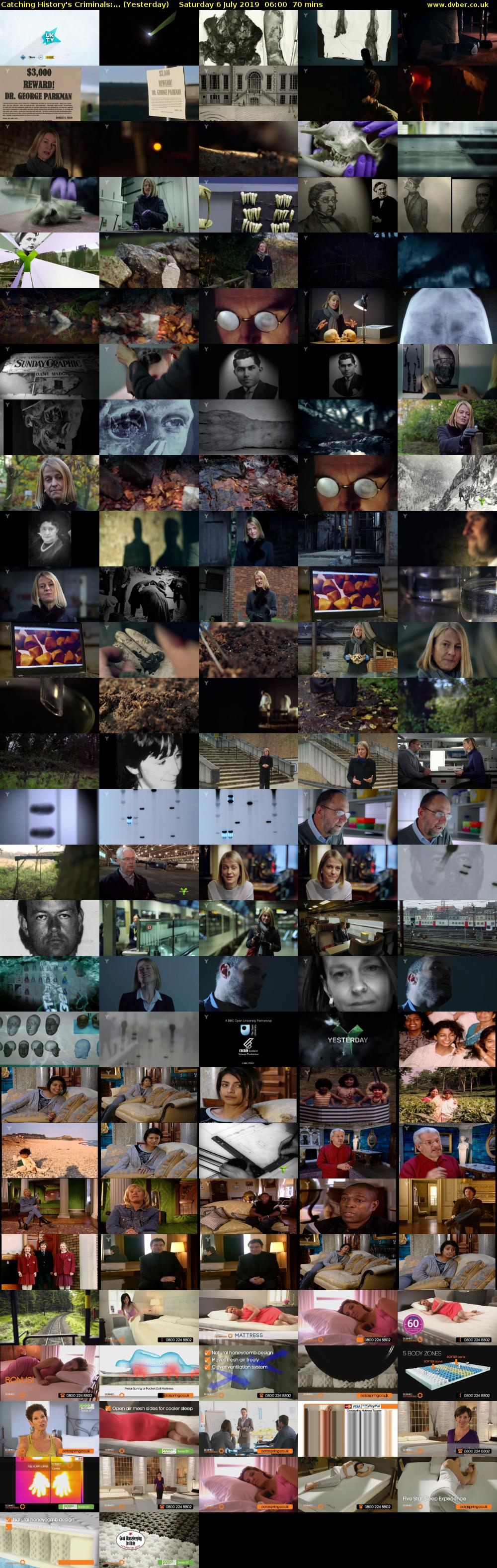 Catching History's Criminals:... (Yesterday) Saturday 6 July 2019 06:00 - 07:10