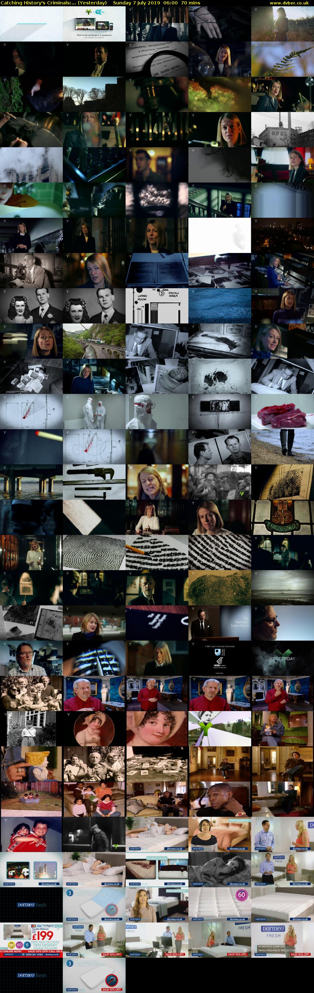 Catching History's Criminals:... (Yesterday) Sunday 7 July 2019 06:00 - 07:10