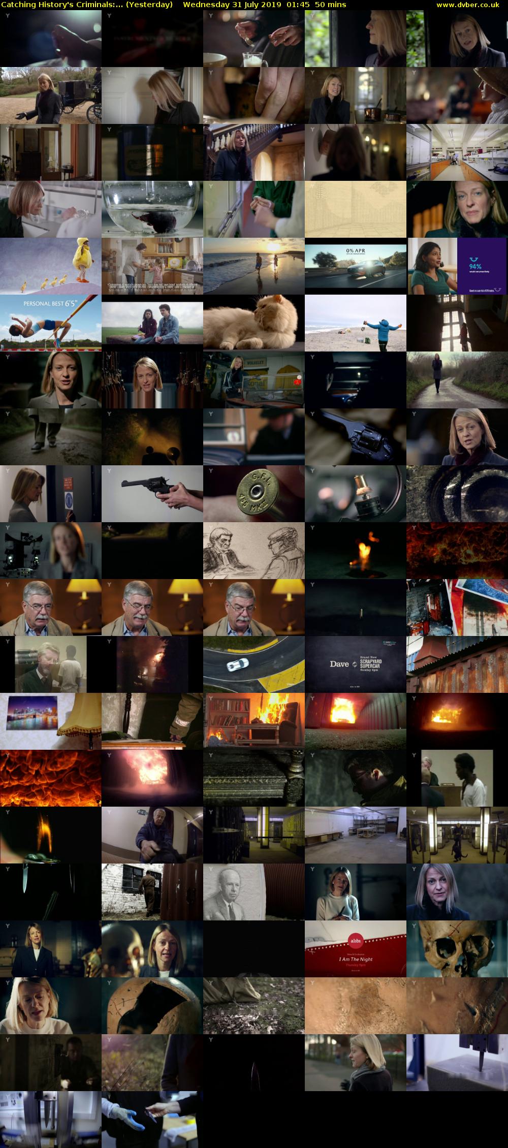 Catching History's Criminals:... (Yesterday) Wednesday 31 July 2019 01:45 - 02:35